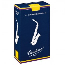 Caja de Cañas Saxofón Alto Mib Vandoren Tradicional Nº4