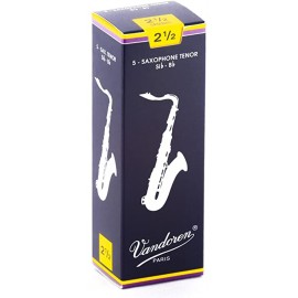 Caja de Cañas Saxofón Tenor Sib Vandoren Tradicionales Nº2,5